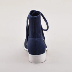 American Duchess Watson Women’s Edwardian Lace-Up Boots (Navy) -StrideOne Store watson navy 2023 shopify5