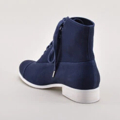 American Duchess Watson Women’s Edwardian Lace-Up Boots (Navy) -StrideOne Store watson navy 2023 shopify6