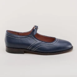 American Duchess Wednesday Women's Vintage Mary Jane Shoes (Navy) -StrideOne Store wednesday vintage mary jane shoes navy 3
